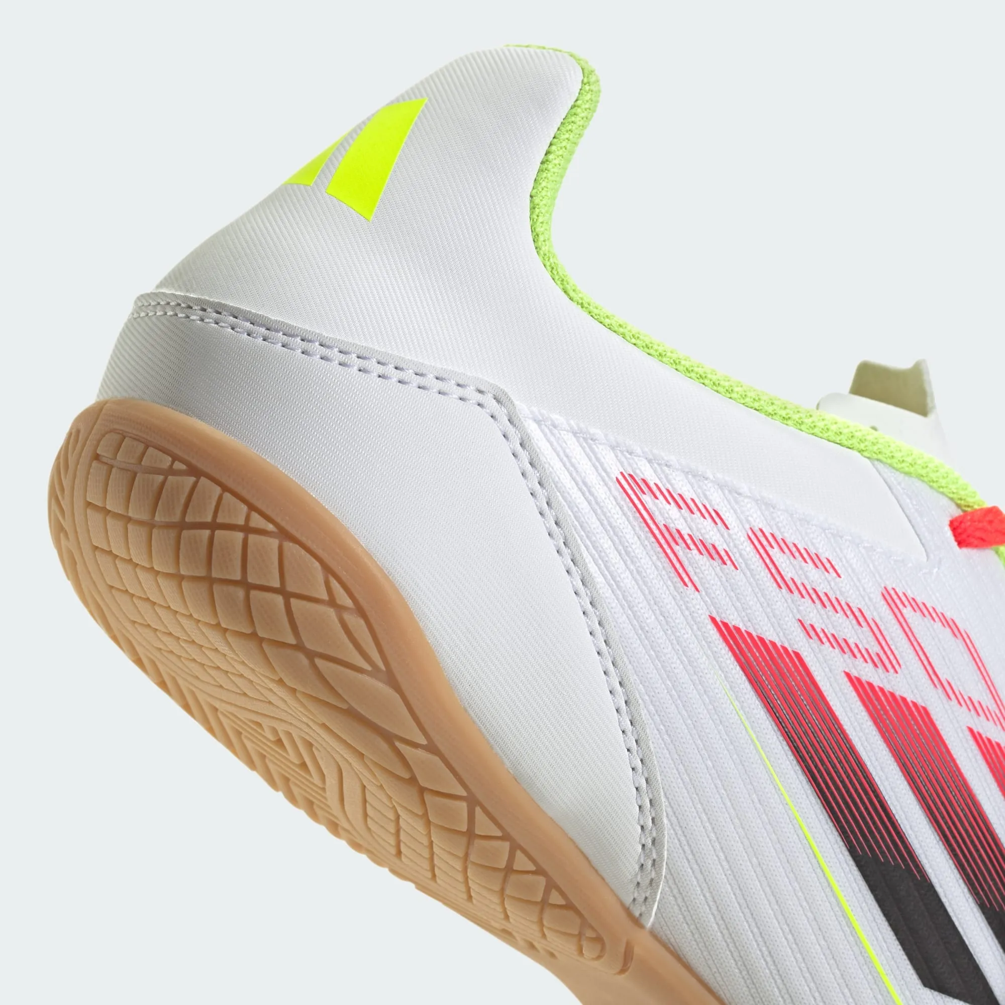 ADIDAS MEN'S F50 CLUB WHITE/BLACK INDOOR FOOTBALL BOOTS