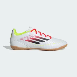 ADIDAS MEN'S F50 CLUB WHITE/BLACK INDOOR FOOTBALL BOOTS