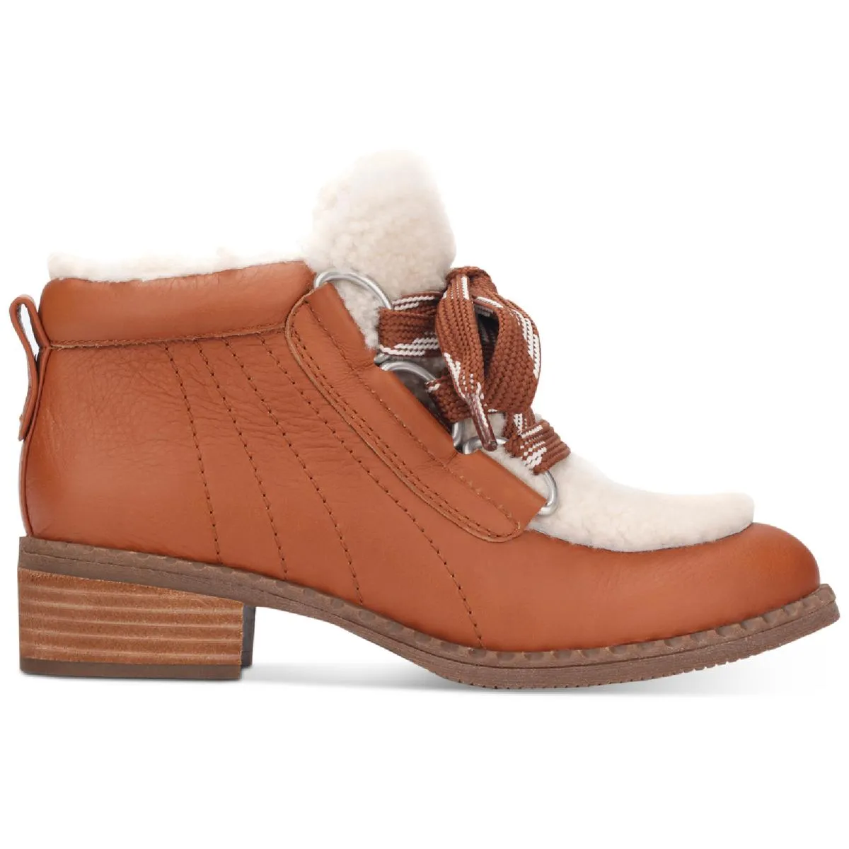 Best Stitch Womens Leather Shearling Shooties