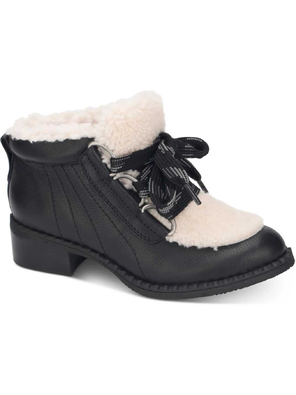 Best Stitch Womens Leather Shearling Shooties