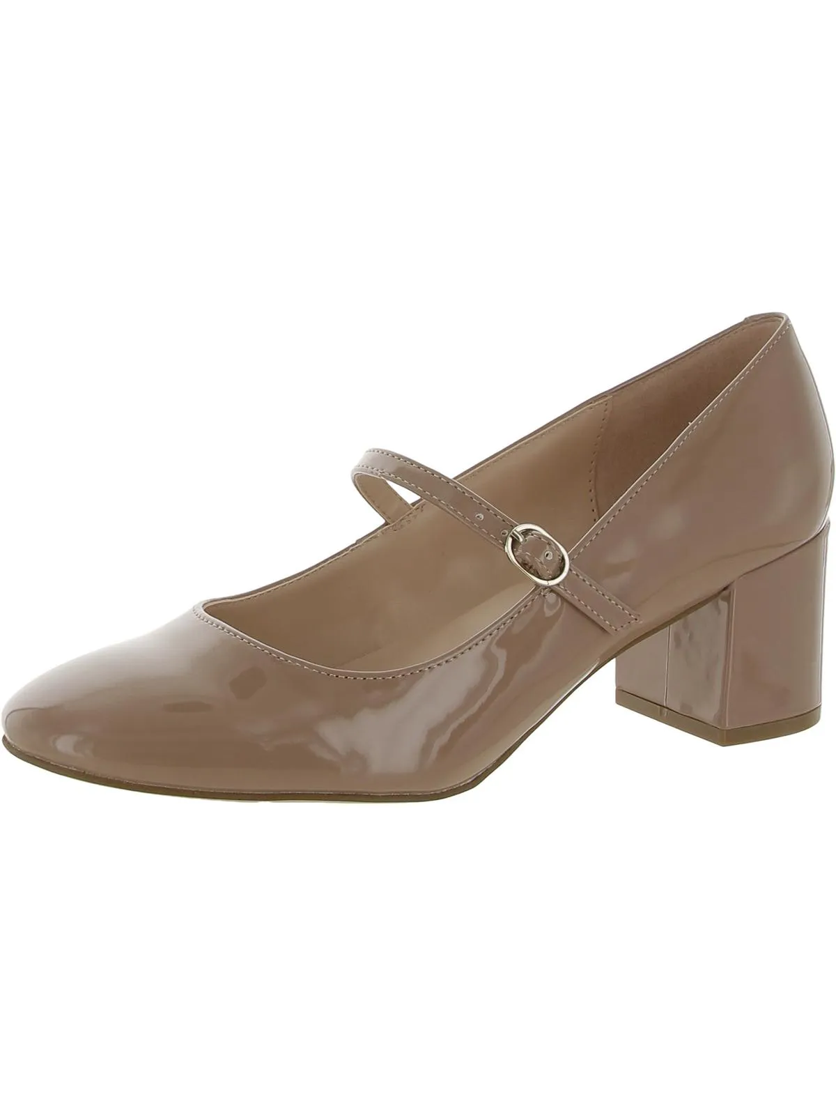 Cariann 3 Womens Faux Leather Slip On Mary Janes
