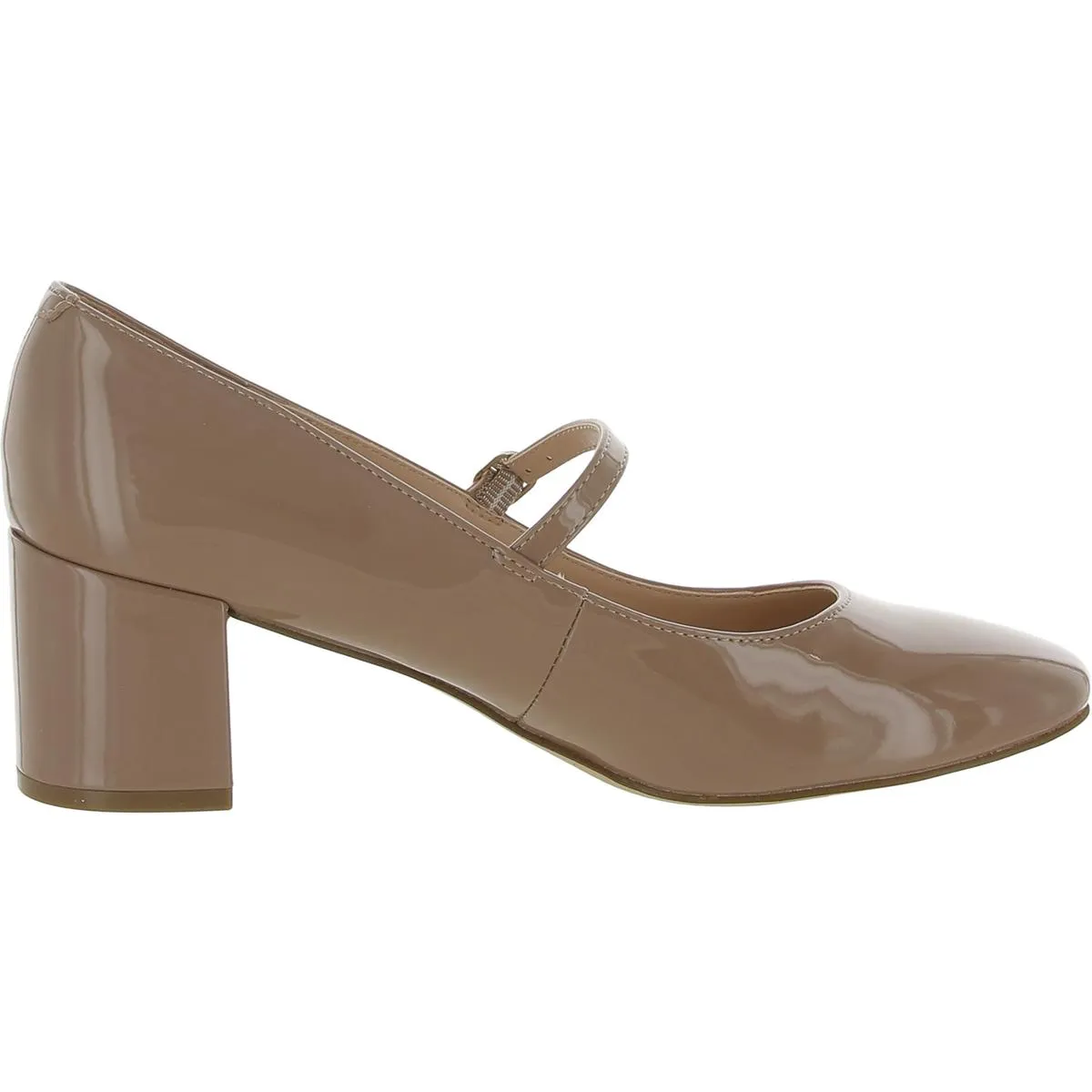Cariann 3 Womens Faux Leather Slip On Mary Janes