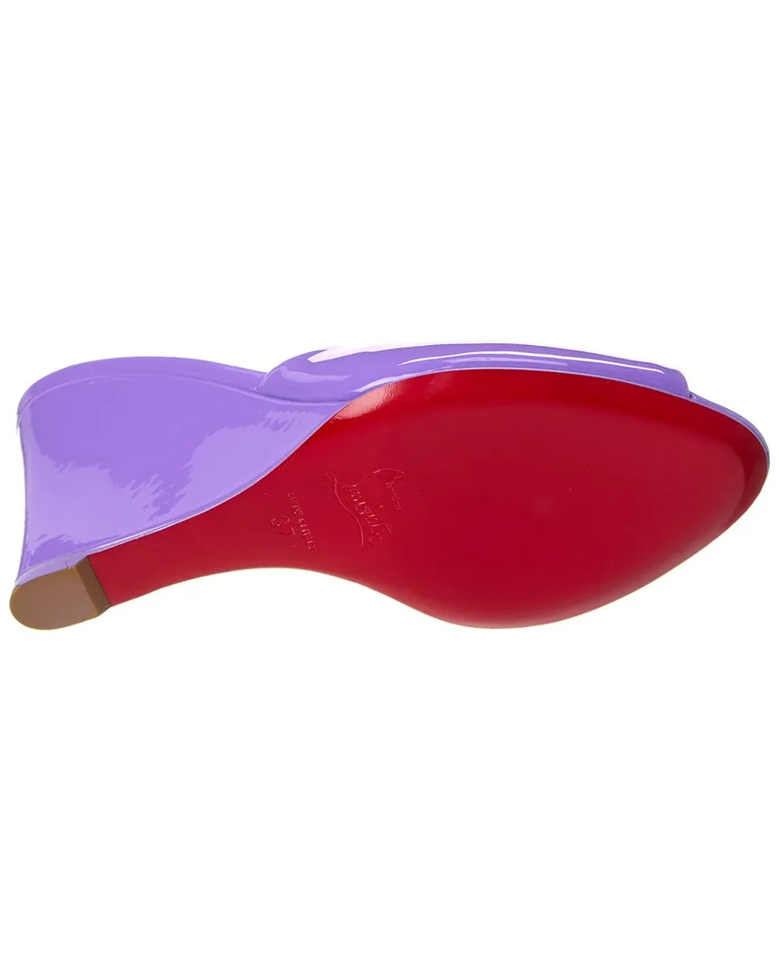 Christian Louboutin Me Dolly Zeppa 85 Patent Wedge Sandal