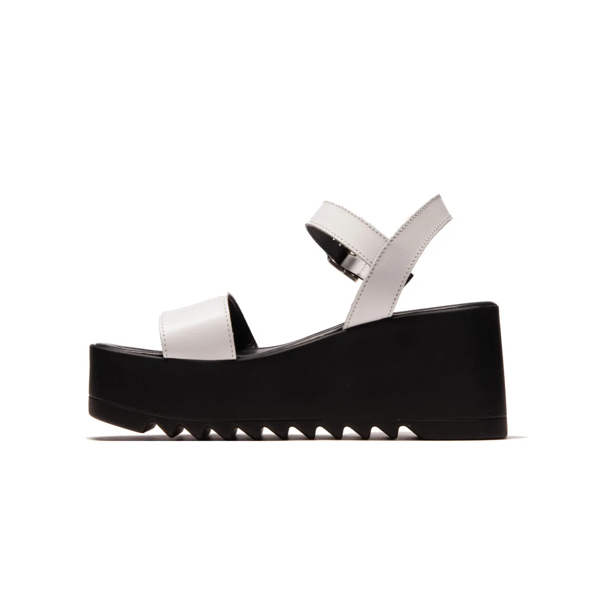 Emmie White Leather