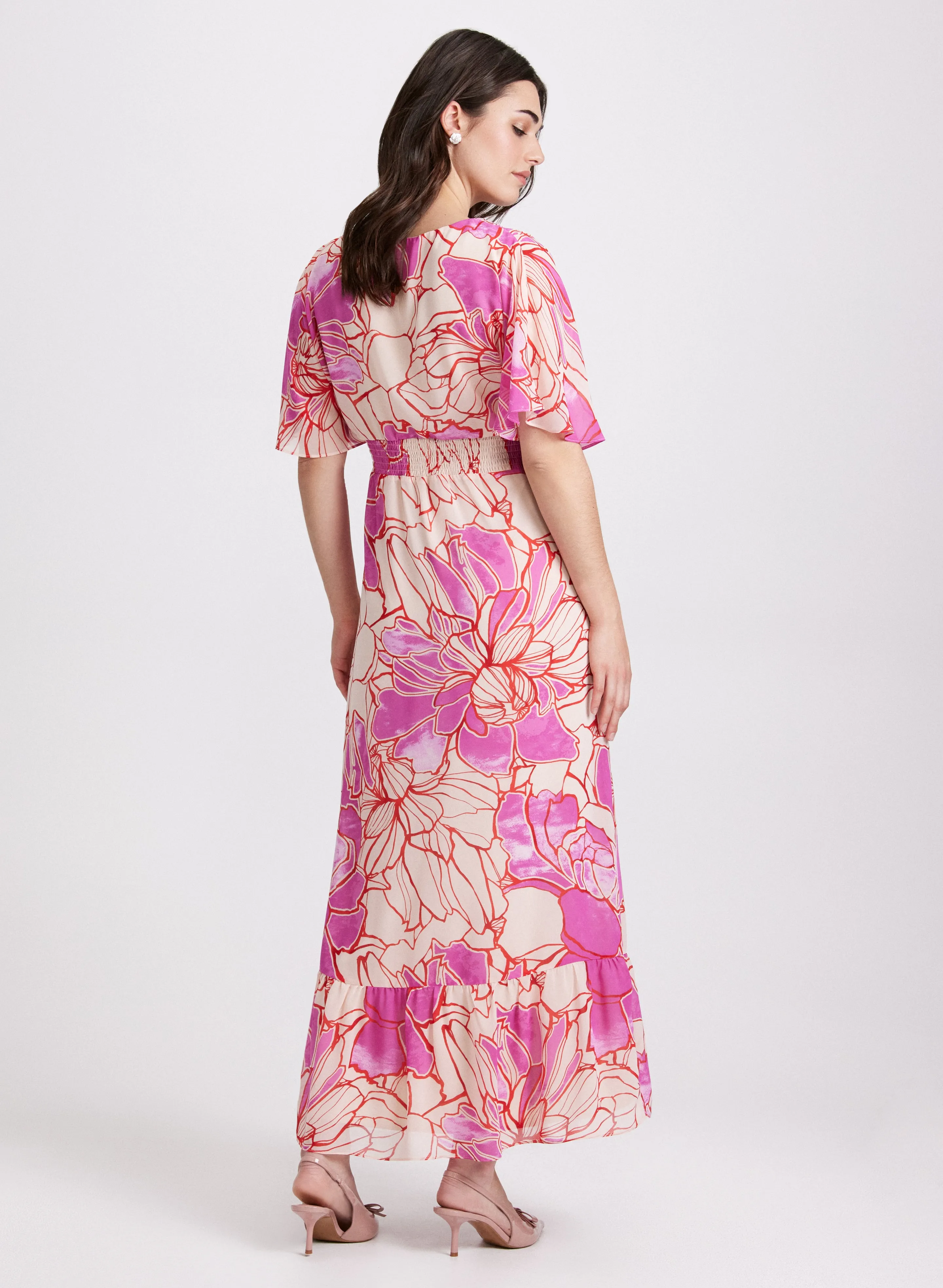 Floral Chiffon Dress