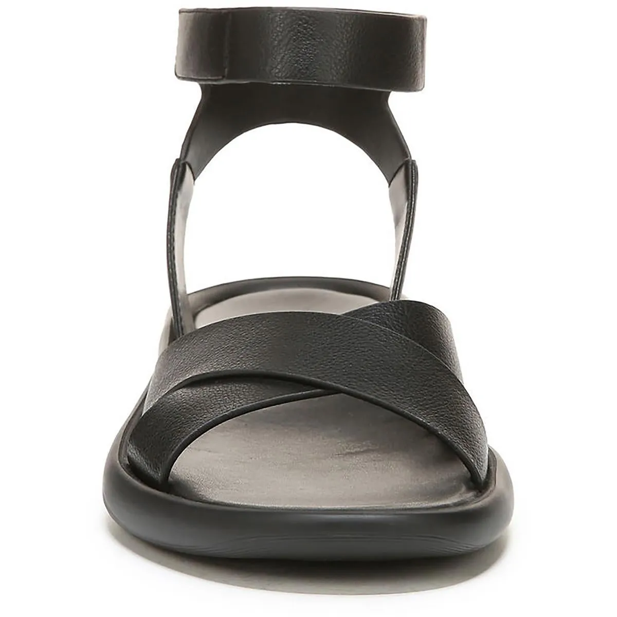 Genn-Climb Womens Open Toe Faux Leather Ankle Strap