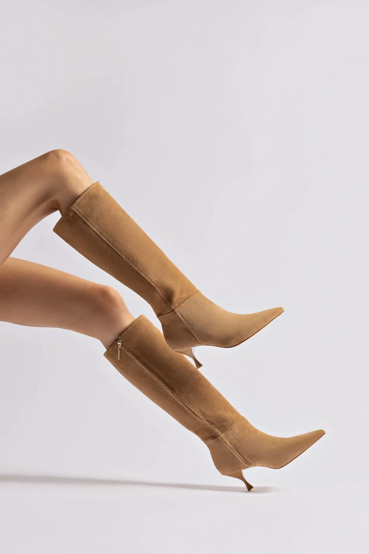 Georgia Boot In Peanut Suede