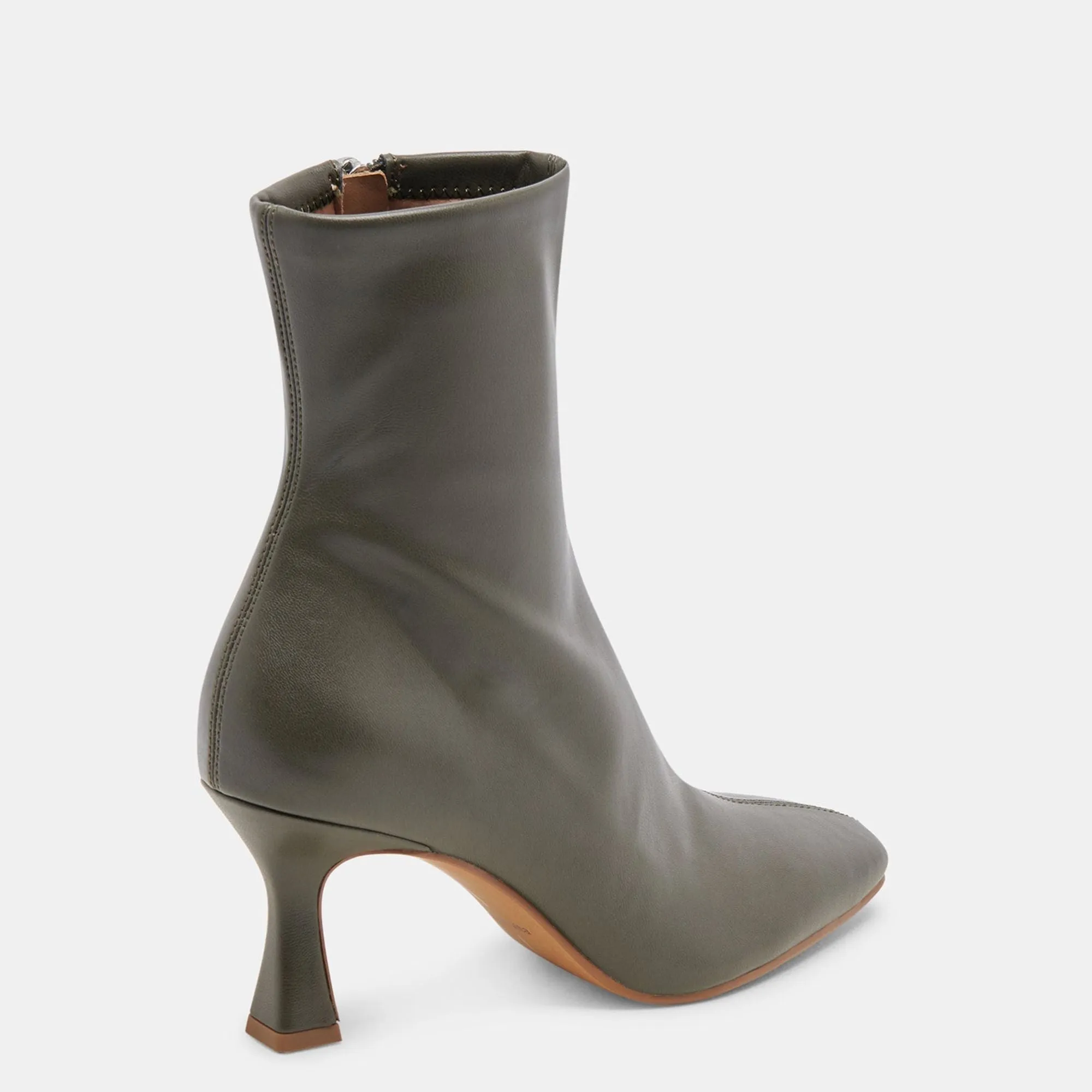 Glamor Wide Calf Boots Dark Olive Stella