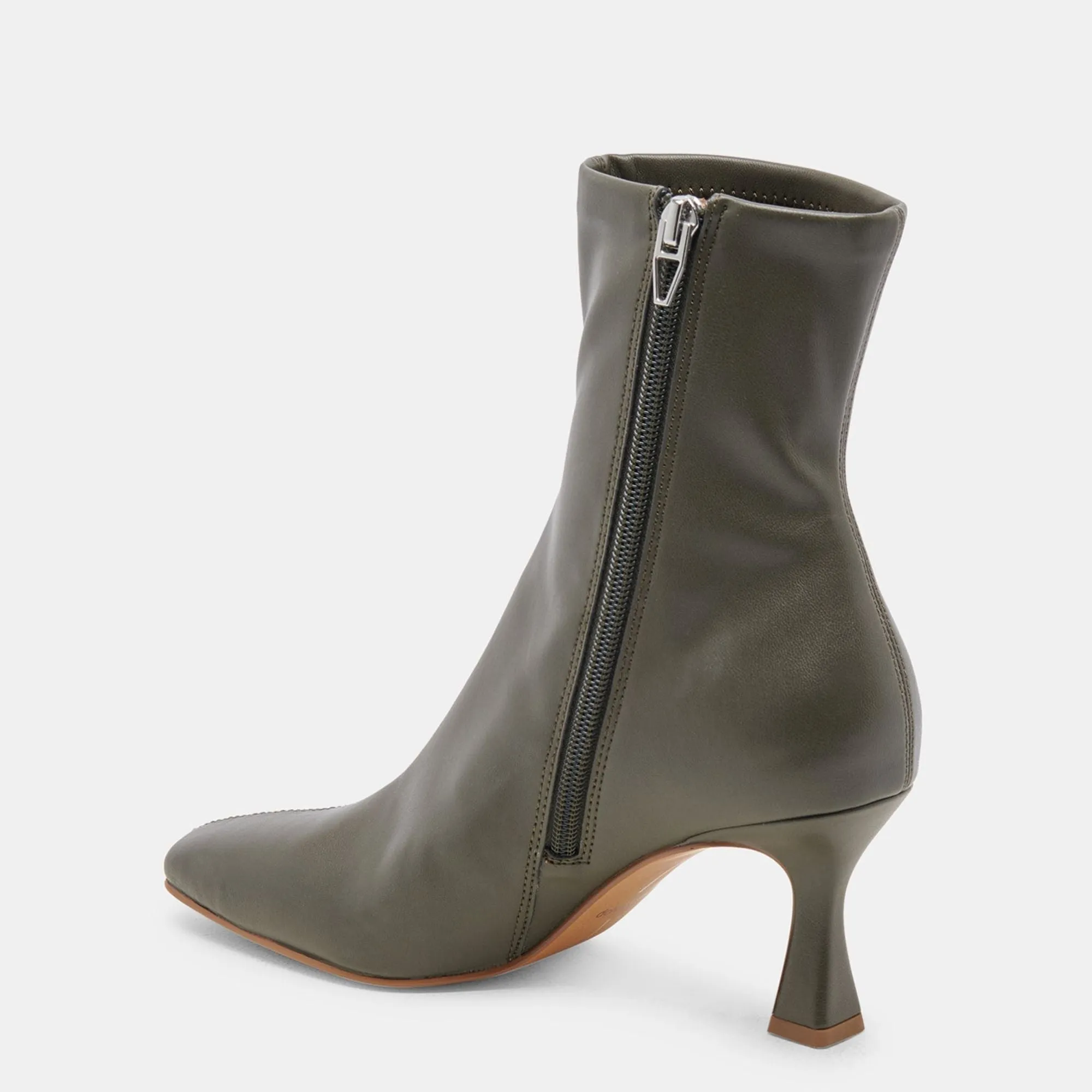 Glamor Wide Calf Boots Dark Olive Stella