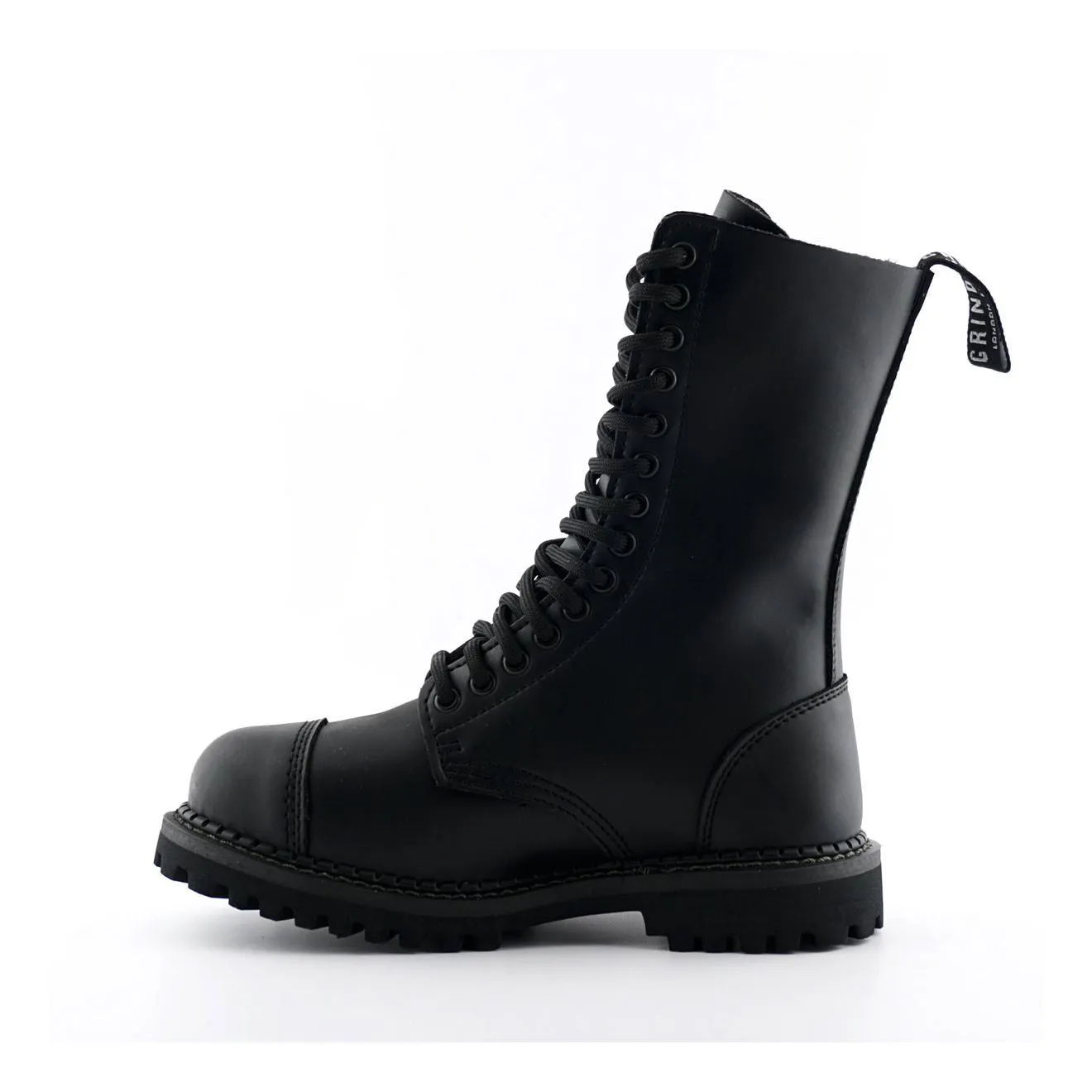Grinders Leather Military Boots a��� Herald