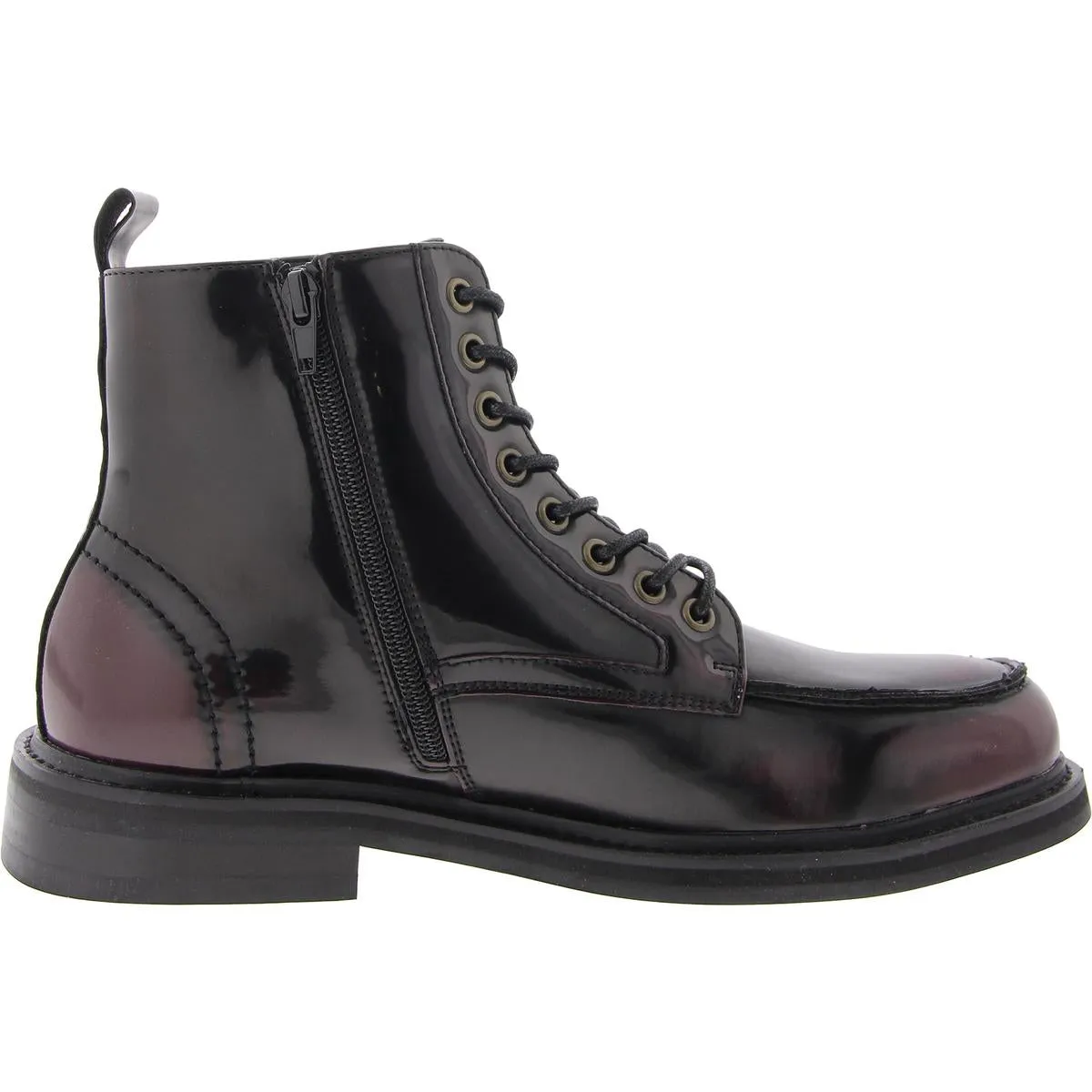 Hezi Mens Zip Up Laces Chelsea Boots