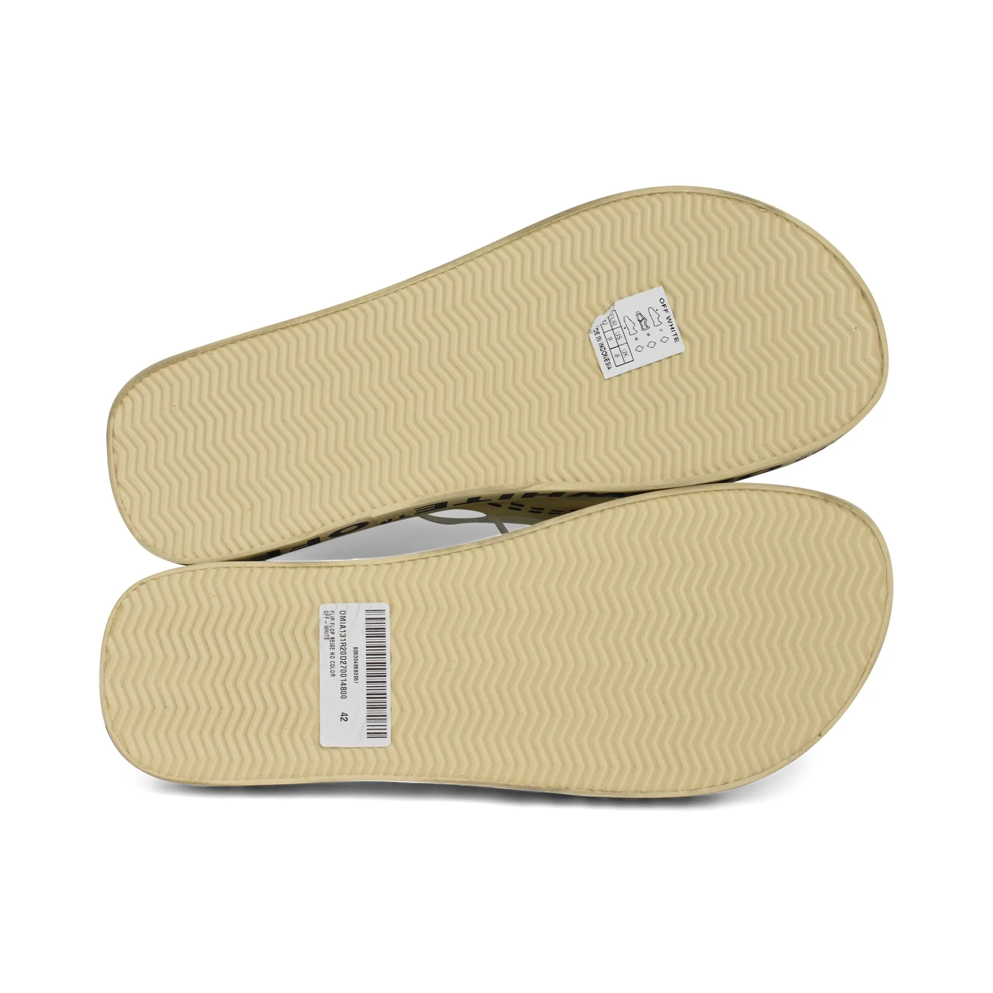 Off-White Flip Flops - Men's 42
