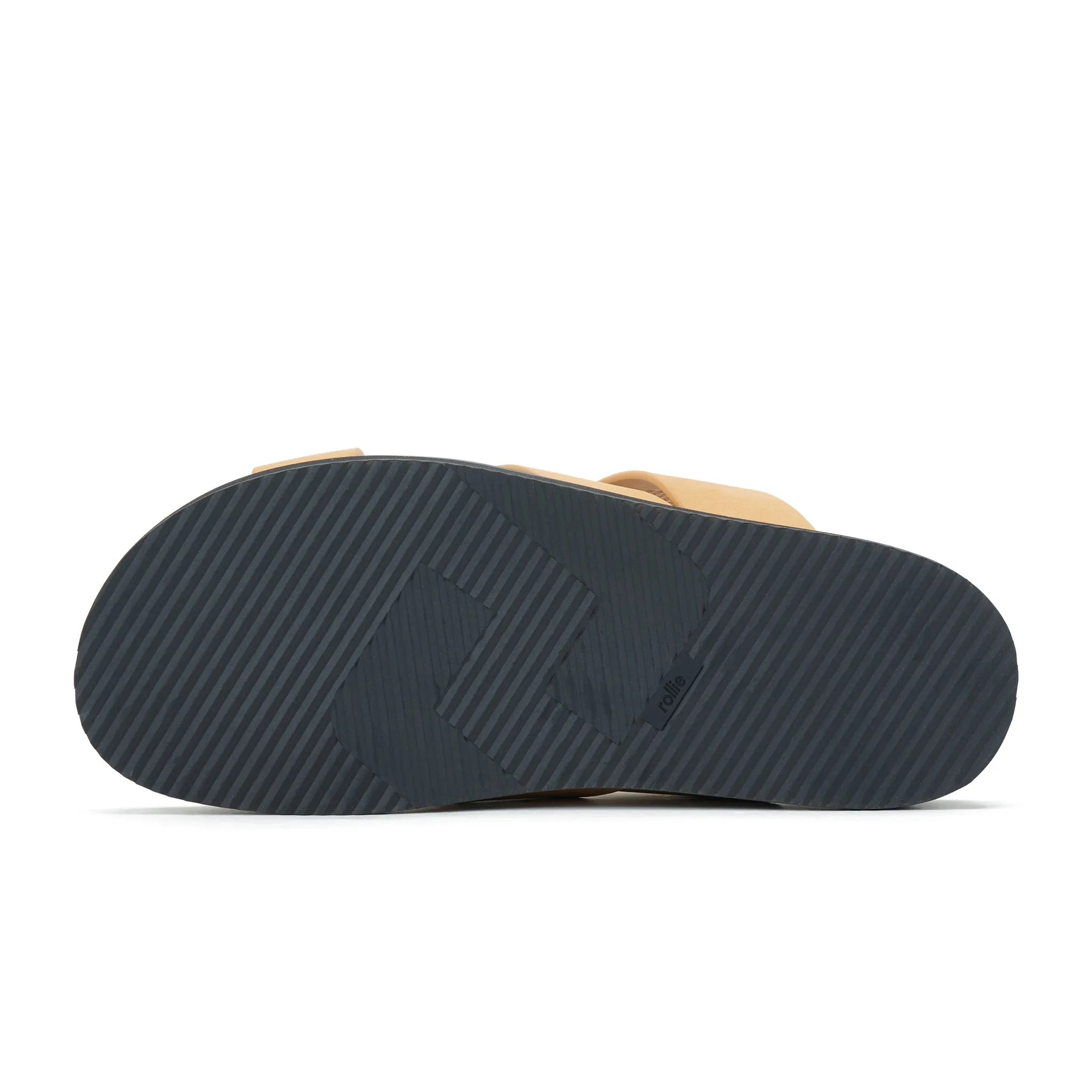 Rhodes Mens Cross Slide Wheat Nubuck