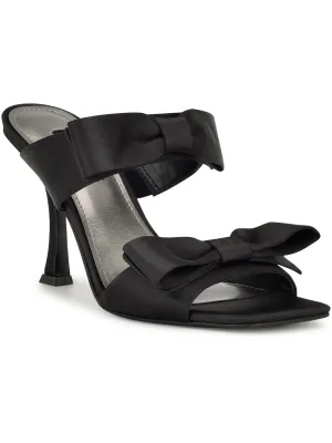 WN Yoloh 2 Womens Satin Bow Heels