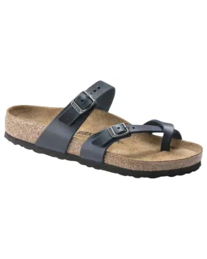 Women's Mayari Oiled Sandals In Leather Blue